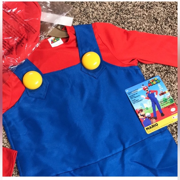 Super Mario Deluxe Child Costume Size M (8-10) | NWT! - Picture 3 of 7